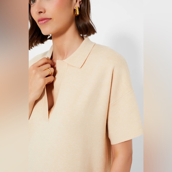 NWT Tuckernuck Tan Channing Polo Midi Dress size Medium - Picture 6 of 8